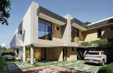 Imagem: A casa possui 3 Dormitórios, 3 Banheiros, 2 Vagas na garagem