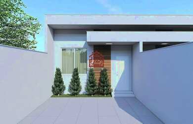 Imagem: A casa possui 2 Dormitórios, 2 Banheiros, 1 Vaga na garagem