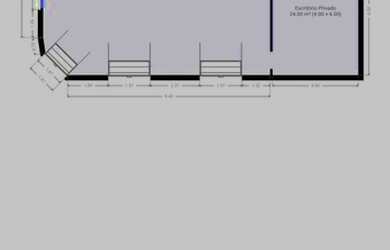 Imagem: O depósito possui 90m² de Área e está localizado em Prado