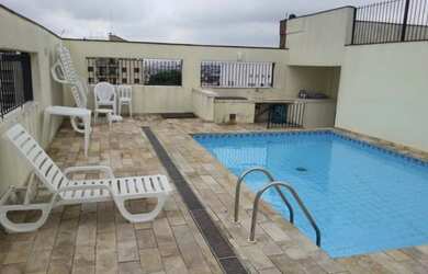 Imagem: O apartamento possui 2 Dormitórios, 1 Banheiro, 1 Vaga na garagem