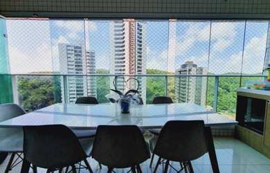 Imagem: O apartamento na cobertura possui 4 Dormitórios, 4 Banheiros