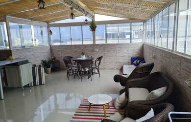 Imagem: O apartamento na cobertura possui 3 Dormitórios, 3 Banheiros