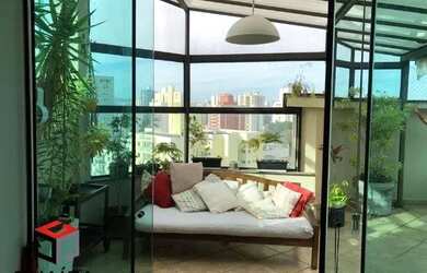 Imagem: O apartamento na cobertura possui 4 Dormitórios, 5 Banheiros