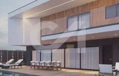 Imagem: A casa em condomínio possui 4 Dormitórios, 5 Banheiros, 4