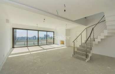 Imagem: O apartamento na cobertura possui 4 Dormitórios, 5 Banheiros