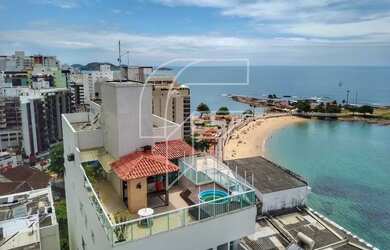 Imagem: O apartamento na cobertura possui 4 Dormitórios, 5 Banheiros