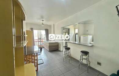 Imagem: O apartamento possui 1 Dormitório, 1 Banheiro, 1 Vaga na garagem