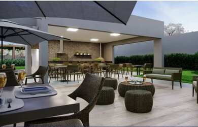 Imagem: O apartamento possui 2 Dormitórios, 2 Banheiros, 1 Vaga na