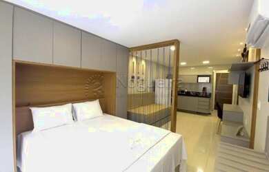 Imagem: O apartamento à venda possui 1 Dormitório, 1 Banheiro, 1 Vaga