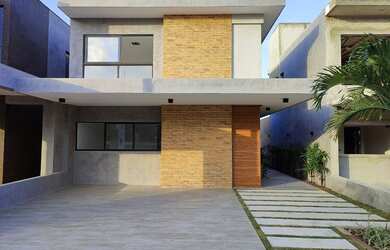 Imagem: A casa em condomínio possui 3 Dormitórios, 4 Banheiros, 2