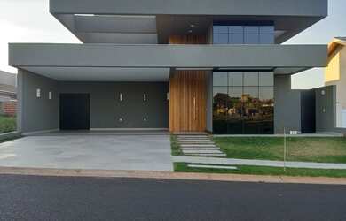 Imagem: A casa em condomínio possui 4 Dormitórios, 4 Banheiros, 2