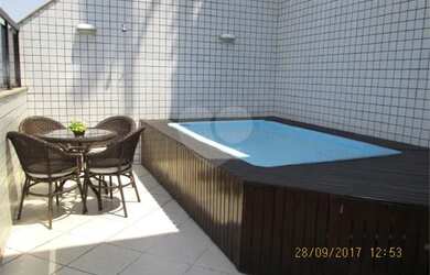 Imagem: O apartamento na cobertura à venda possui 3 Dormitórios, 2