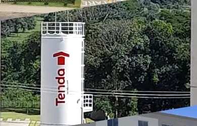 Imagem: O apartamento possui 2 Dormitórios, 1 Banheiro, 1 Vaga na garagem