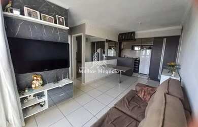 Imagem: O apartamento possui 2 Dormitórios, 1 Banheiro, 1 Vaga na garagem