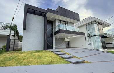 Imagem: A casa em condomínio possui 5 Dormitórios, 5 Banheiros, 4