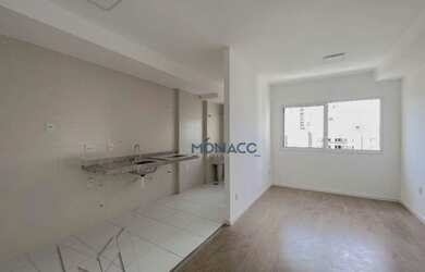 Imagem: O apartamento possui 1 Dormitório, 1 Banheiro, 1 Vaga na garagem