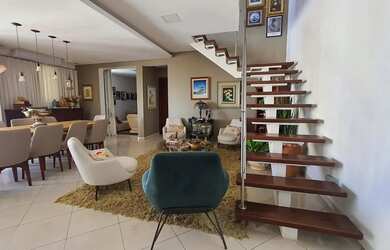 Imagem: O apartamento na cobertura possui 4 Dormitórios, 5 Banheiros