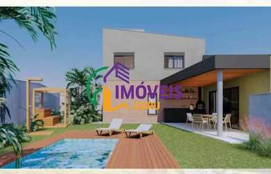 Imagem: A casa em condomínio possui 3 Dormitórios, 4 Banheiros, 2