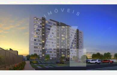 Imagem: O apartamento possui 2 Dormitórios, 1 Banheiro, 1 Vaga na garagem