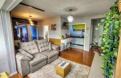 Imagem: O apartamento na cobertura possui 2 Dormitórios, 1 Banheiro