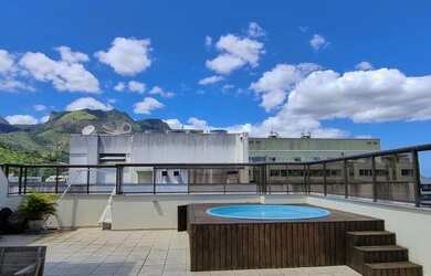 Imagem: O apartamento na cobertura possui 3 Dormitórios, 3 Banheiros