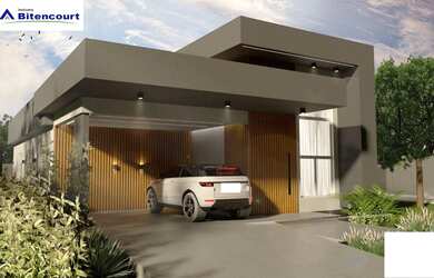 Imagem: A casa possui 3 Dormitórios, 2 Banheiros, 2 Vagas na garagem