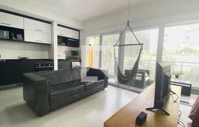 Imagem: O studio possui 1 Dormitório, 2 Banheiros, 1 Vaga na garagem