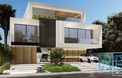 Imagem: A casa em condomínio possui 5 Dormitórios, 5 Banheiros, 4