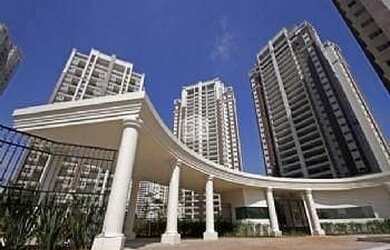 Imagem: O apartamento na cobertura possui 4 Dormitórios, 5 Banheiros