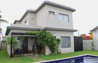 Imagem: A casa em condomínio possui 5 Dormitórios, 5 Banheiros, 3