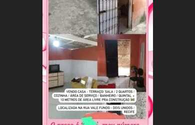 Imagem: A casa possui 2 Dormitórios, 1 Banheiro e 100m² de Área e