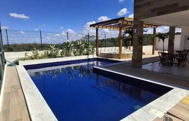 Imagem: A casa em condomínio possui 3 Dormitórios, 3 Banheiros, 2