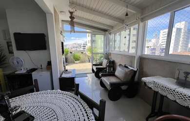 Imagem: O apartamento na cobertura possui 1 Dormitório, 1 Banheiro