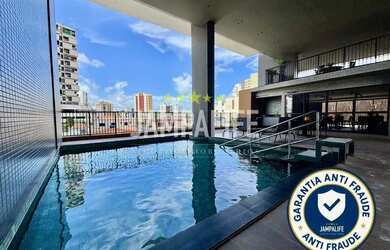 Imagem: O studio possui 1 Dormitório, 1 Banheiro, 21m² de Área e