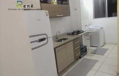 Imagem: O apartamento possui 2 Dormitórios, 1 Banheiro, 1 Vaga na garagem