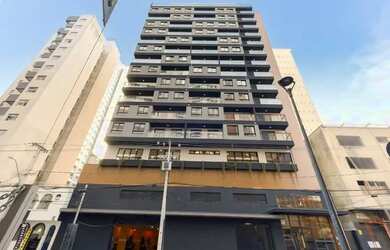 Imagem: O apartamento possui 1 Dormitório, 1 Banheiro, 30m² de Área