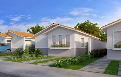 Imagem: A casa em condomínio à venda possui 3 Dormitórios, 2 Banheiros