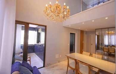 Imagem: O apartamento na cobertura possui 3 Dormitórios, 3 Banheiros