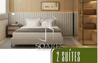 Imagem: O apartamento possui 2 Dormitórios, 2 Banheiros, 1 Vaga na