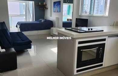 Imagem: O apartamento possui 1 Dormitório, 1 Banheiro, 1 Vaga na garagem