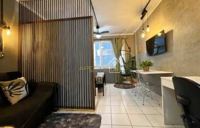 Imagem: O studio possui 1 Dormitório, 1 Banheiro, 1 Vaga na garagem