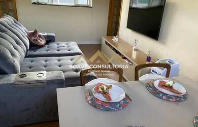 Imagem: O apartamento possui 2 Dormitórios, 1 Banheiro, 1 Vaga na garagem