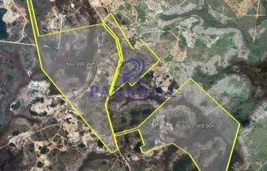 Imagem: O terreno possui 1.410.000m² de Área e está localizado em
