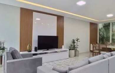 Imagem: A casa em condomínio possui 4 Dormitórios, 4 Banheiros, 4