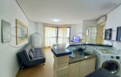 Imagem: O studio possui 1 Dormitório, 1 Banheiro, 1 Vaga na garagem