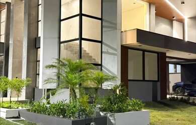 Imagem: A casa em condomínio possui 4 Dormitórios, 5 Banheiros, 4