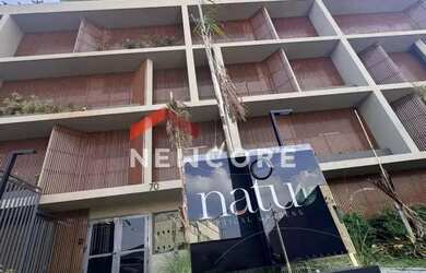 Imagem: O apartamento possui 1 Dormitório, 2 Banheiros, 1 Vaga na garagem