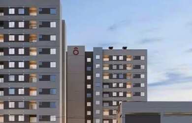 Imagem: O apartamento possui 2 Dormitórios, 1 Banheiro, 1 Vaga na garagem