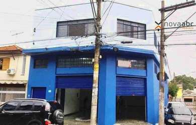 Imagem 1: Galpão para alugar, 377 m² por R$ 7.000,00/mês - Casa Branca - Santo...