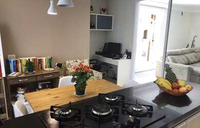 Imagem: O apartamento na cobertura possui 3 Dormitórios, 2 Banheiros